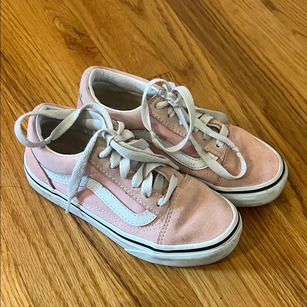 Vans Kids Light Pink Sneakers